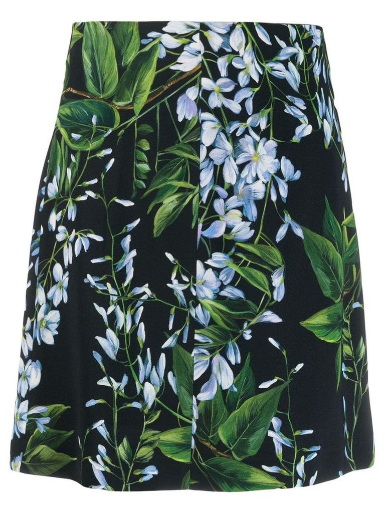 Blumarine floral print skirt - Blue