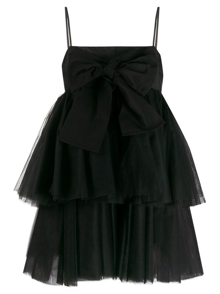 Brognano tulle mini dress - Black