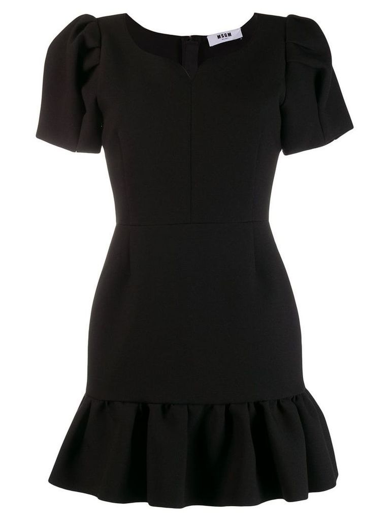 MSGM Sweetheart mini dress - Black