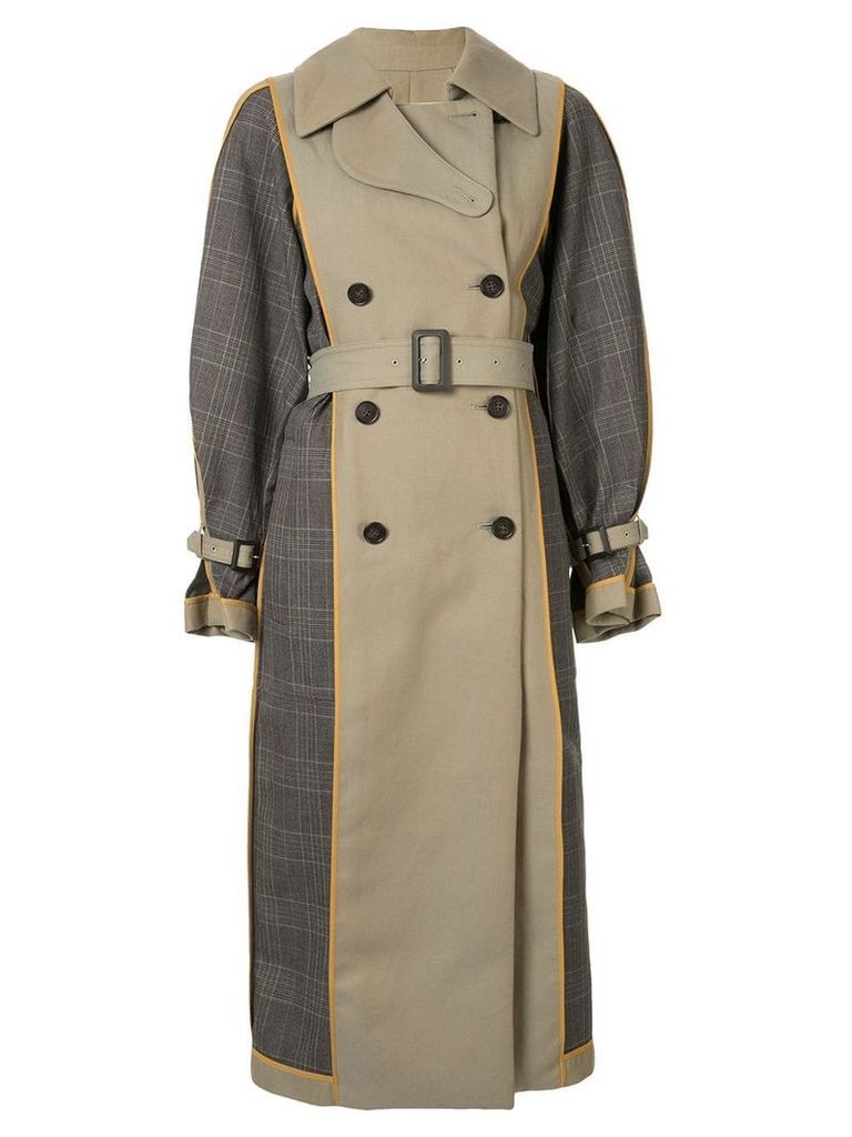 Enföld double-breasted trench coat - Brown