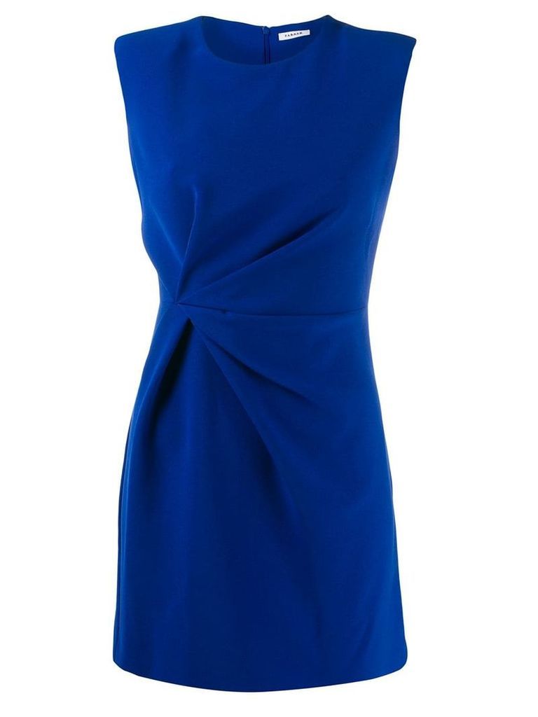 P.A.R.O.S.H. drape detail dress - Blue