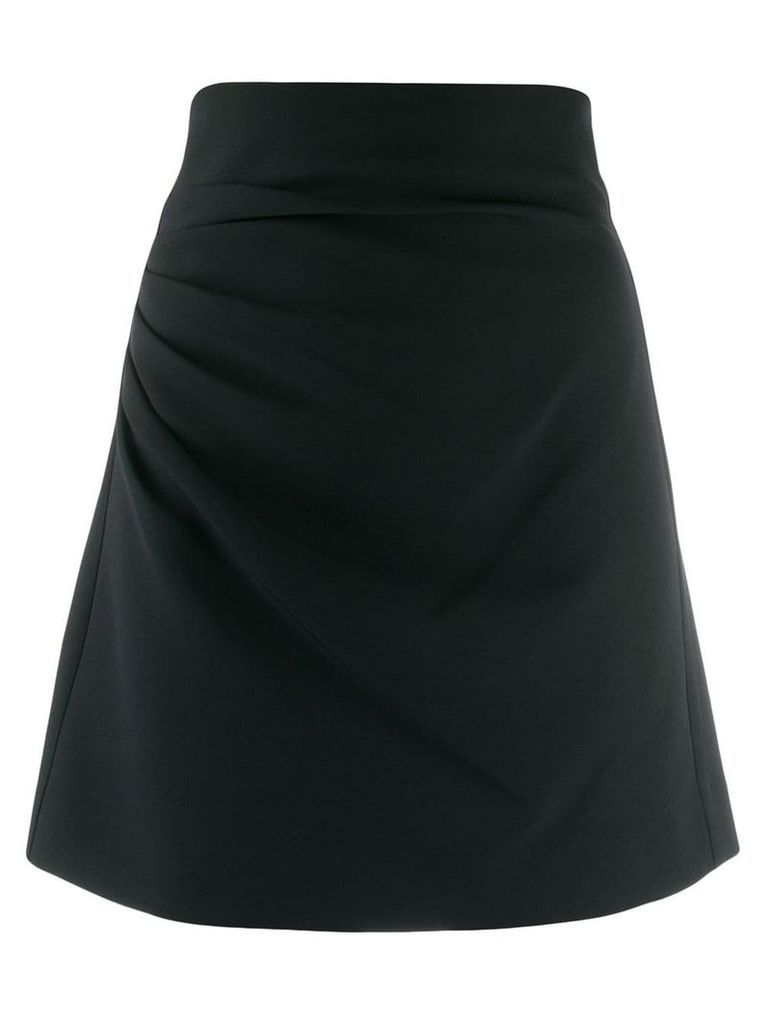 P.A.R.O.S.H. drape detail skirt - Black