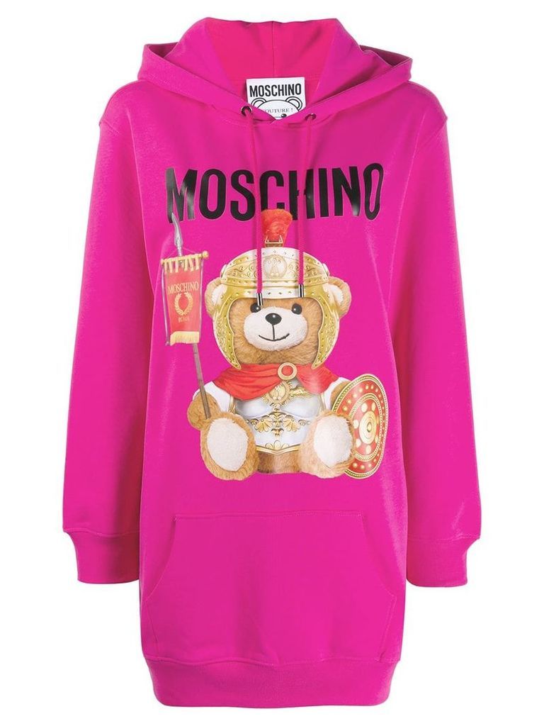 Moschino Teddy Gladiator hoodie - PINK