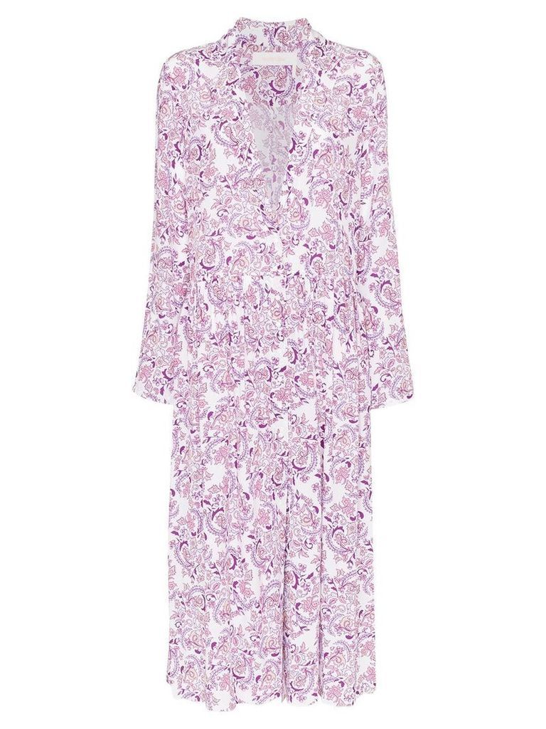See by Chloé floral print shirt dress - PURPLE