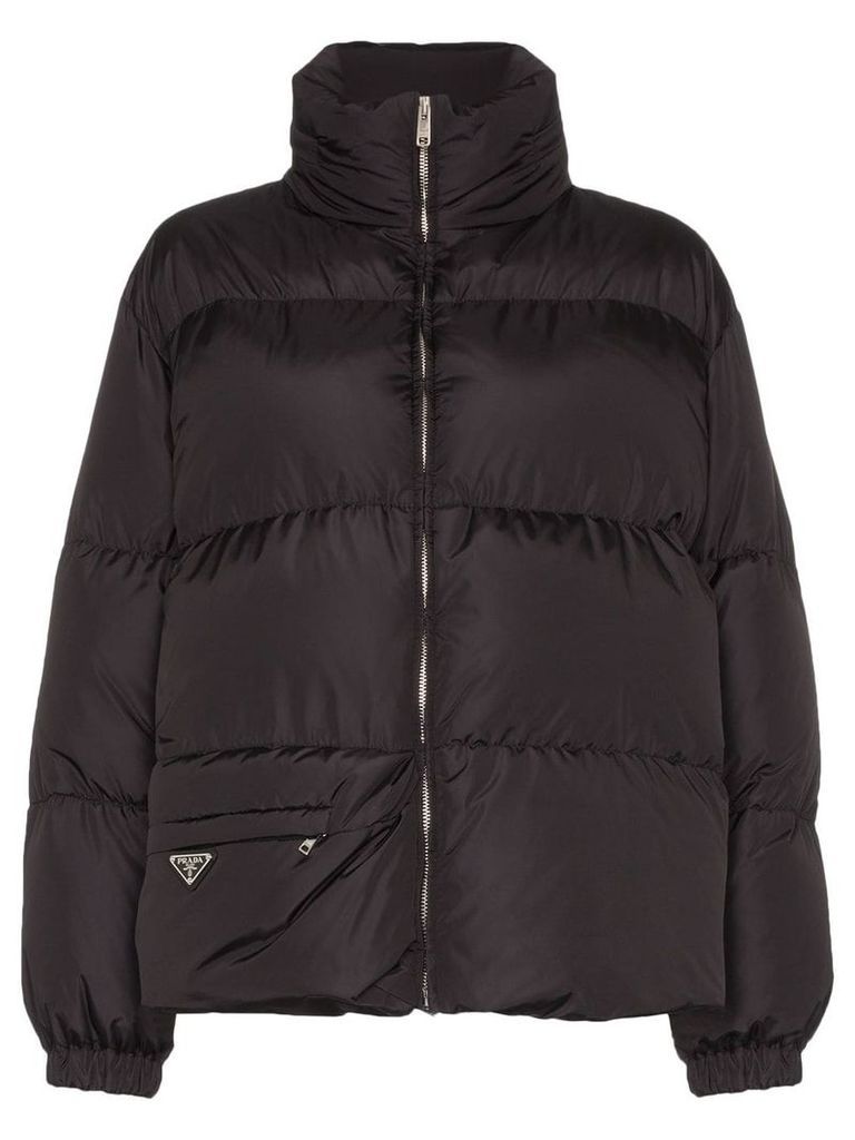 Prada padded puffer jacket - Black