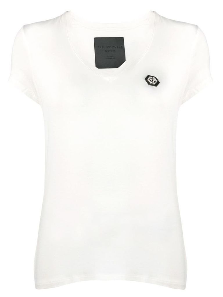 Philipp Plein Original V-neck T-shirt - White