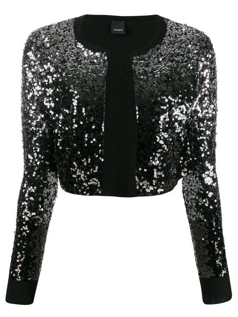 Pinko sequin embellished jacket - Black