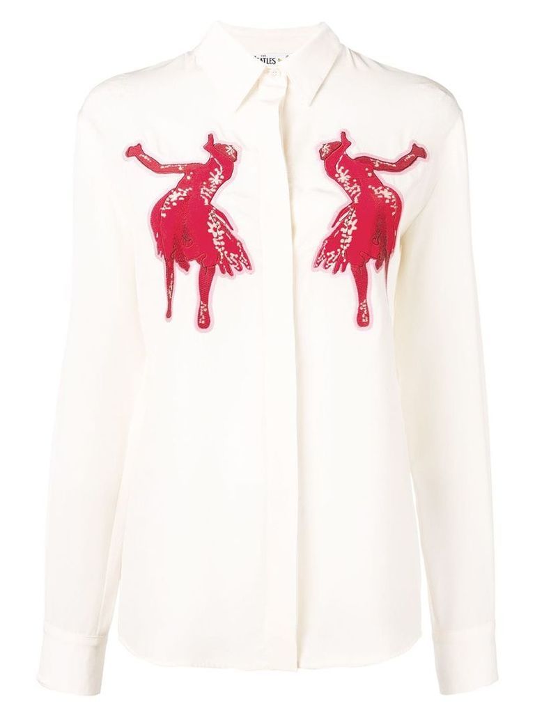 Stella McCartney All Together Now graphic shirt - NEUTRALS