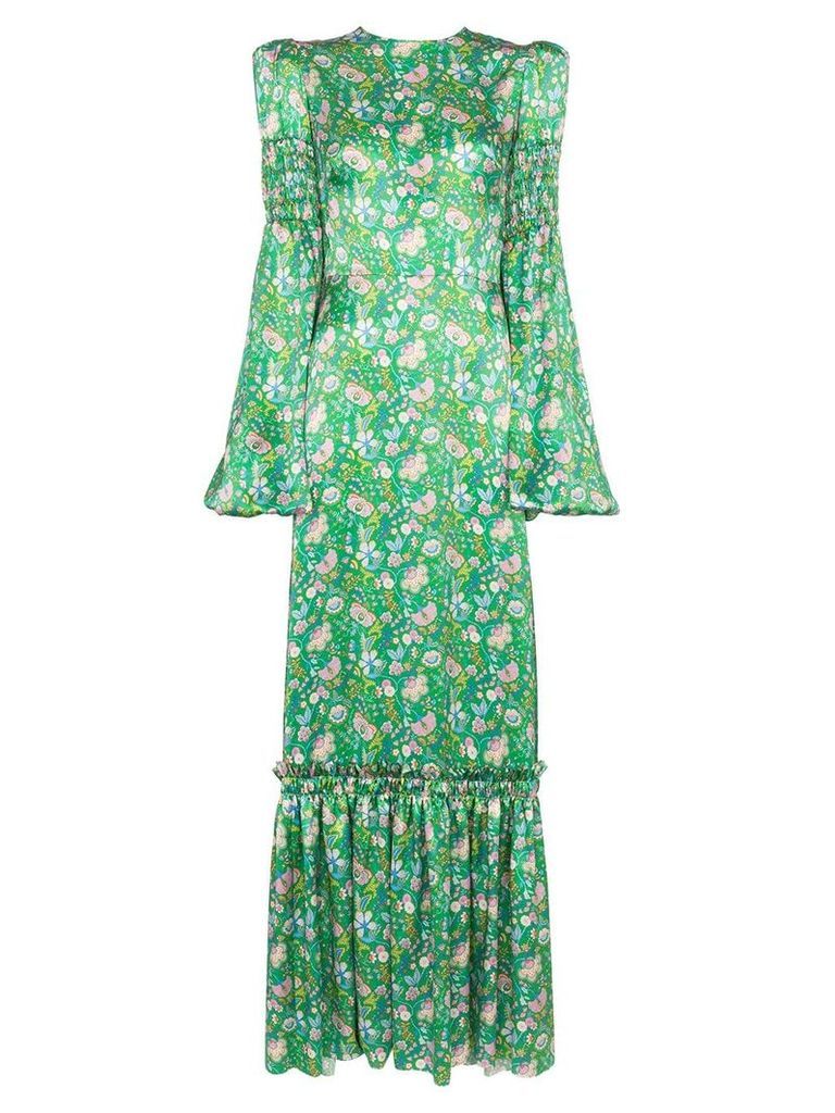 The Vampire's Wife floral print maxi dress - Green