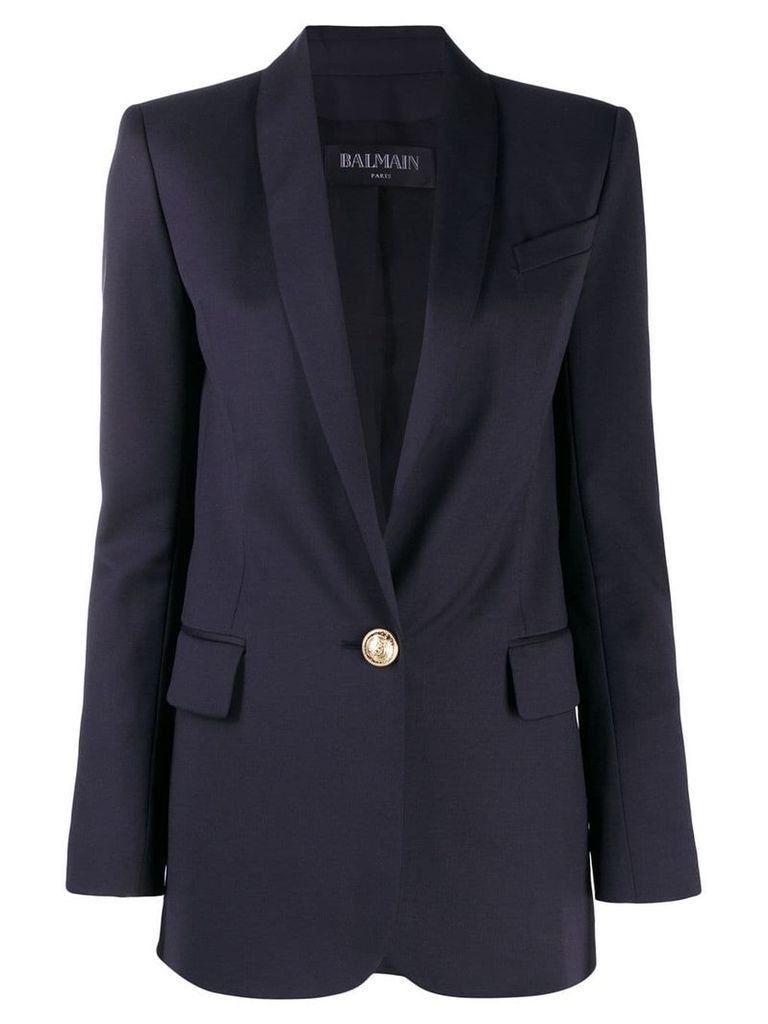 Balmain classic tailored blazer - Blue