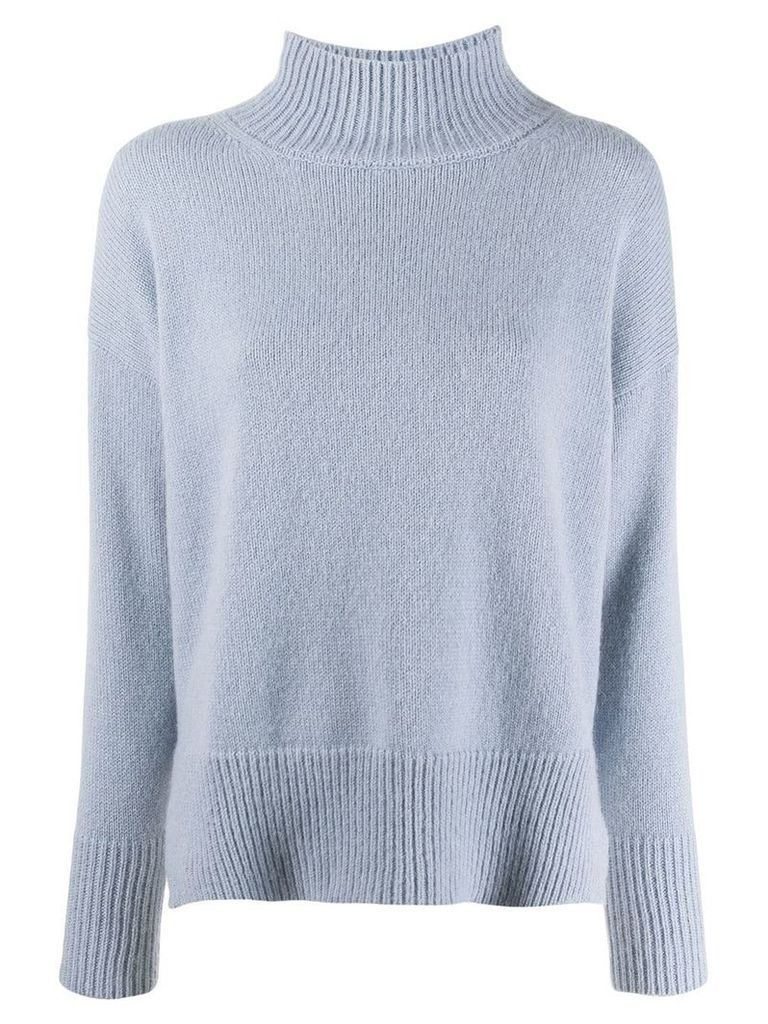 Peserico turtleneck fine knit sweater - Blue