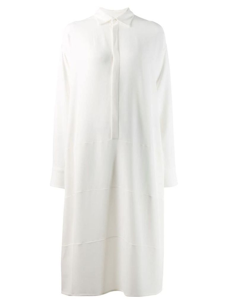 Dsquared2 belted shirt dress - White