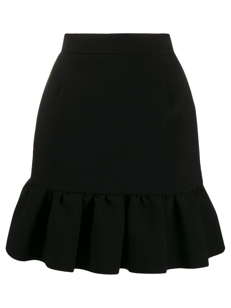 MSGM ruffled skirt - Black