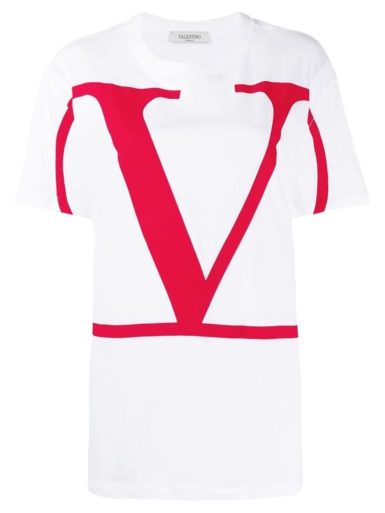 Valentino VLOGO print T-shirt - White