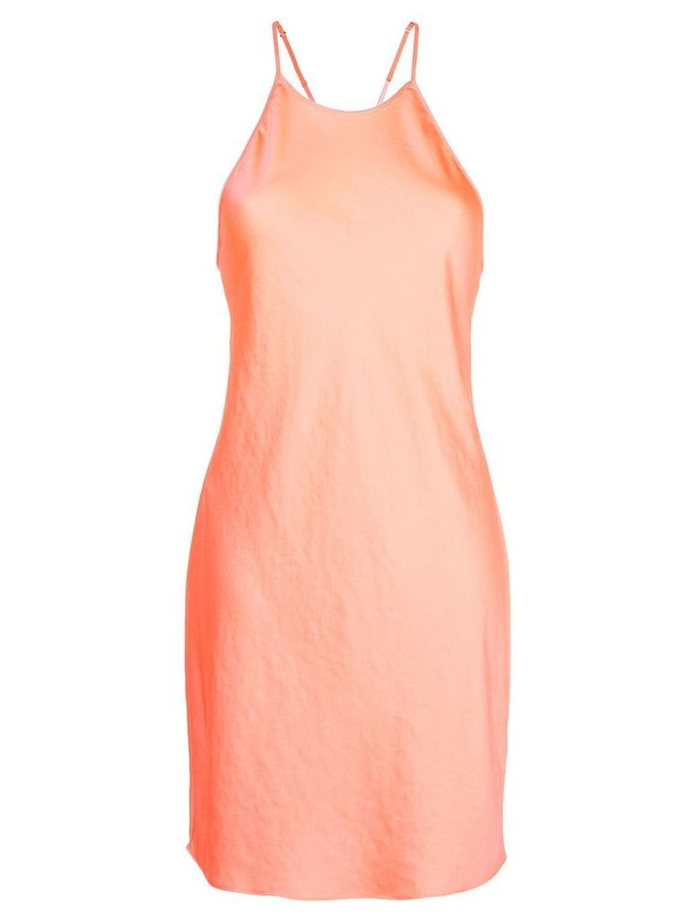 T By Alexander Wang strappy slip dress - PINK