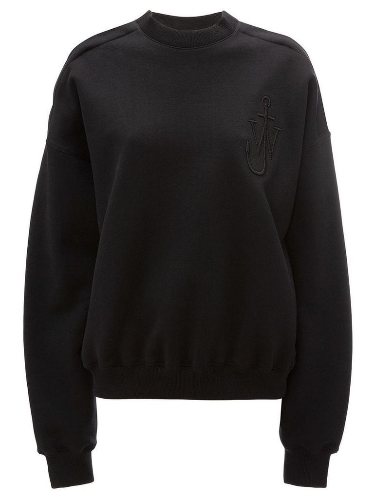 JW Anderson oversized cold shoulder sweatshirt - Black