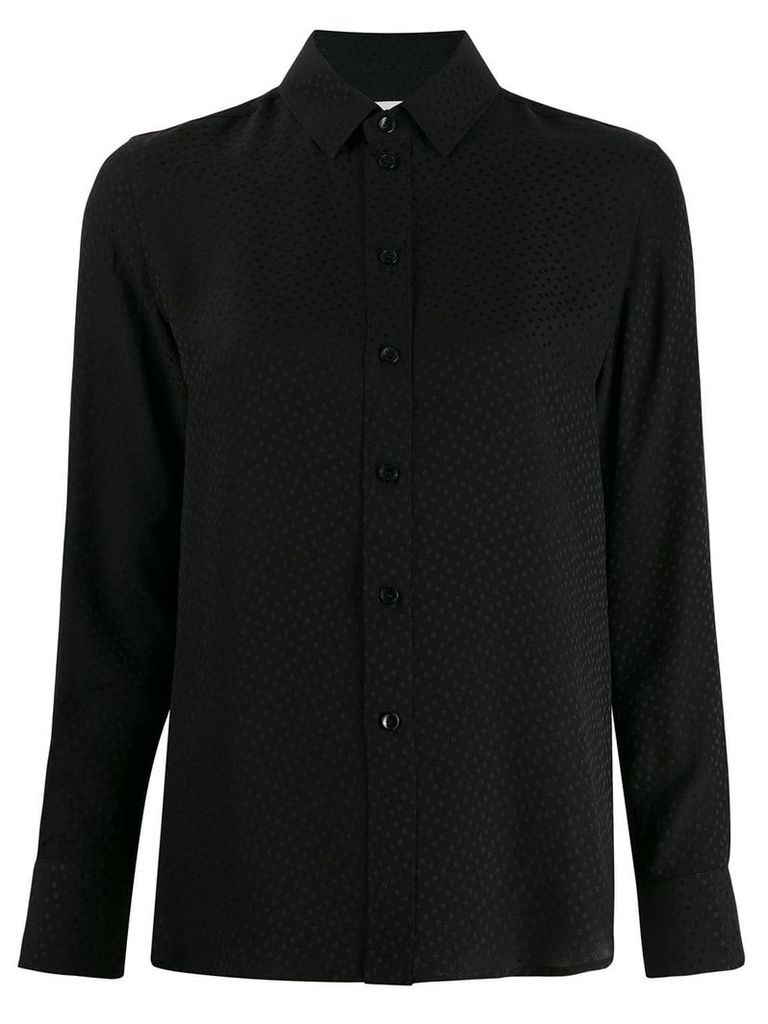 Saint Laurent polka dot shirt - Black