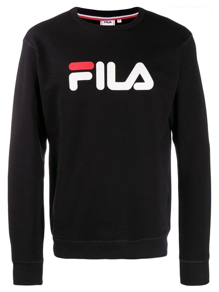 Fila logo print sweatshirt - Black