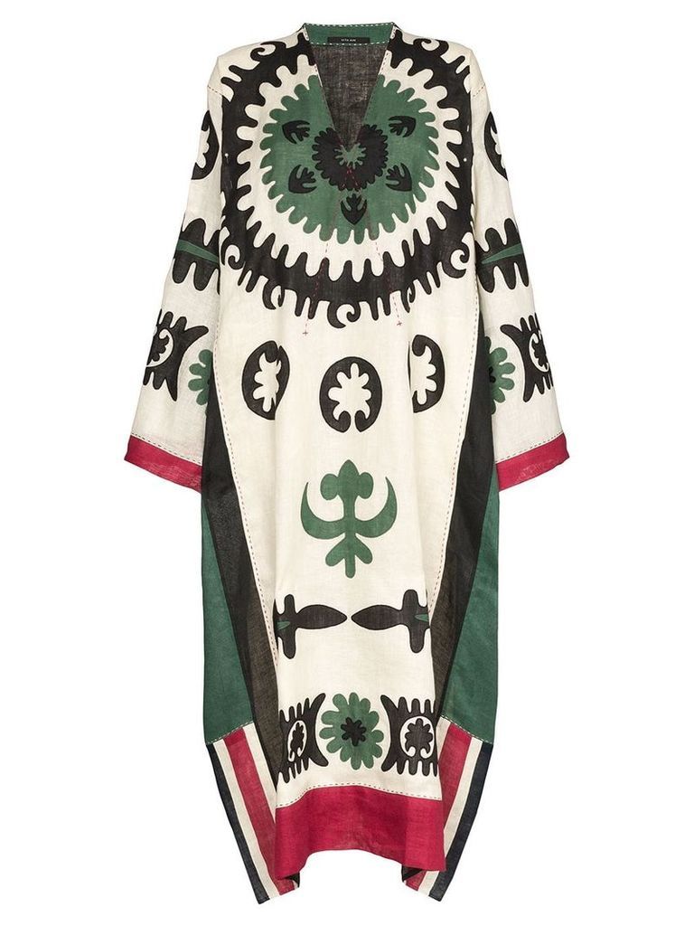 Vita Kin Muscat patterned kaftan dress - Multicoloured