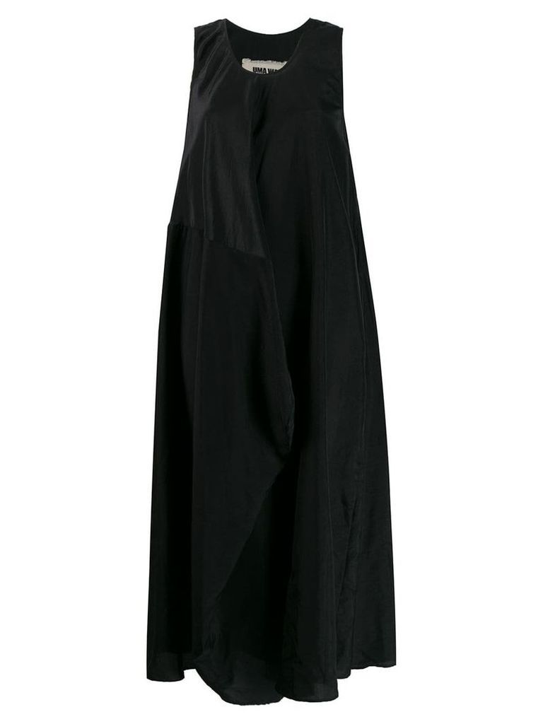 Uma Wang long asymmetric dress - Black