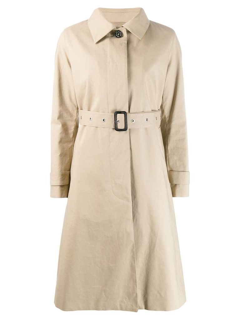 Mackintosh ROSLIN Fawn RAINTEC Cotton Single Breasted Trench Coat
