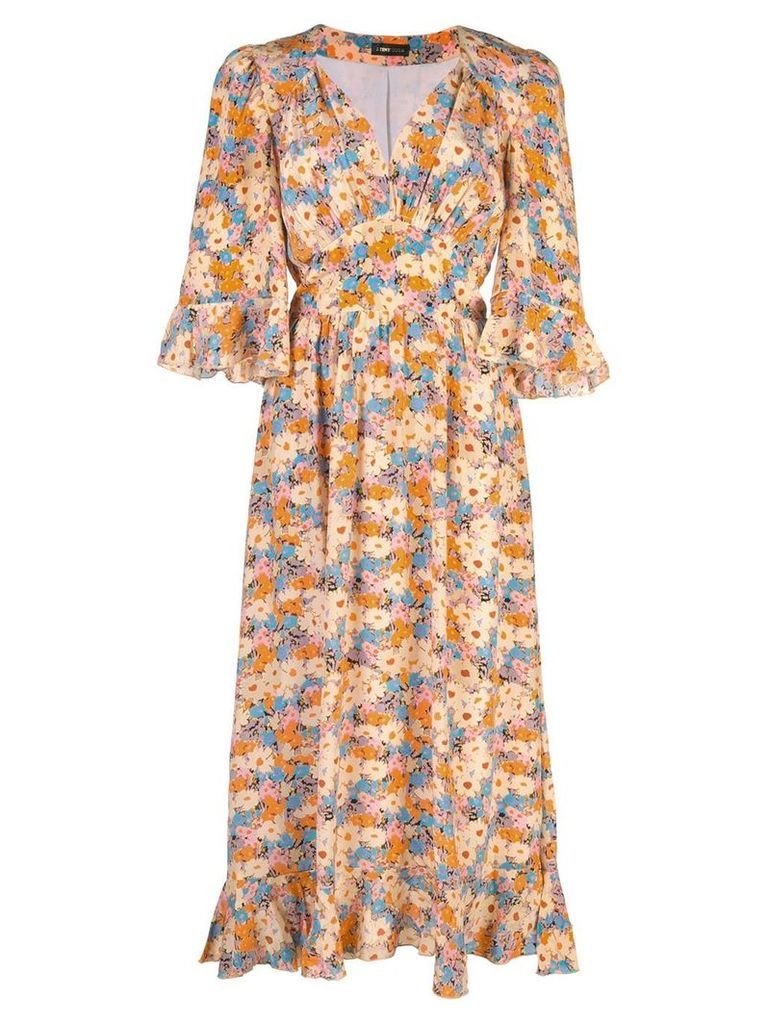 Stine Goya Evelyn Flowers silk dress - Multicolour