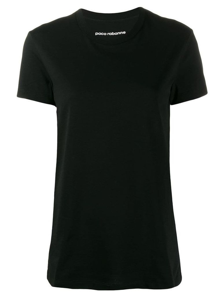 Paco Rabanne logo stripe T-shirt - Black