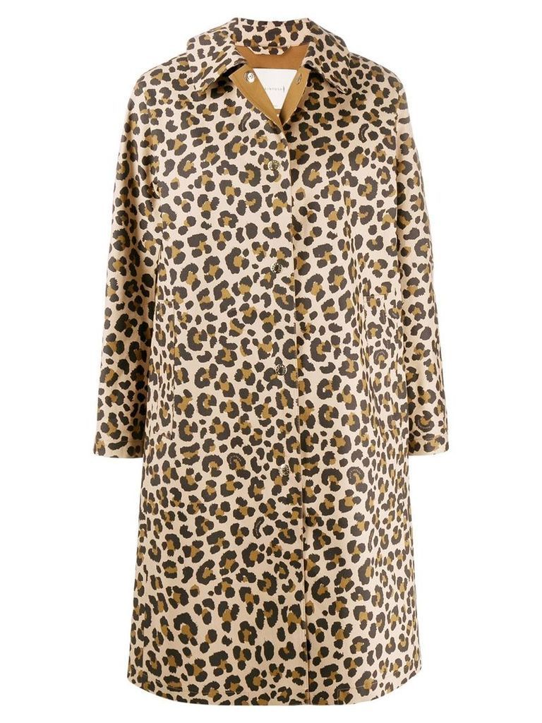 Mackintosh FAIRLIE Leopard Print Bonded Cotton Coat LR-079 -