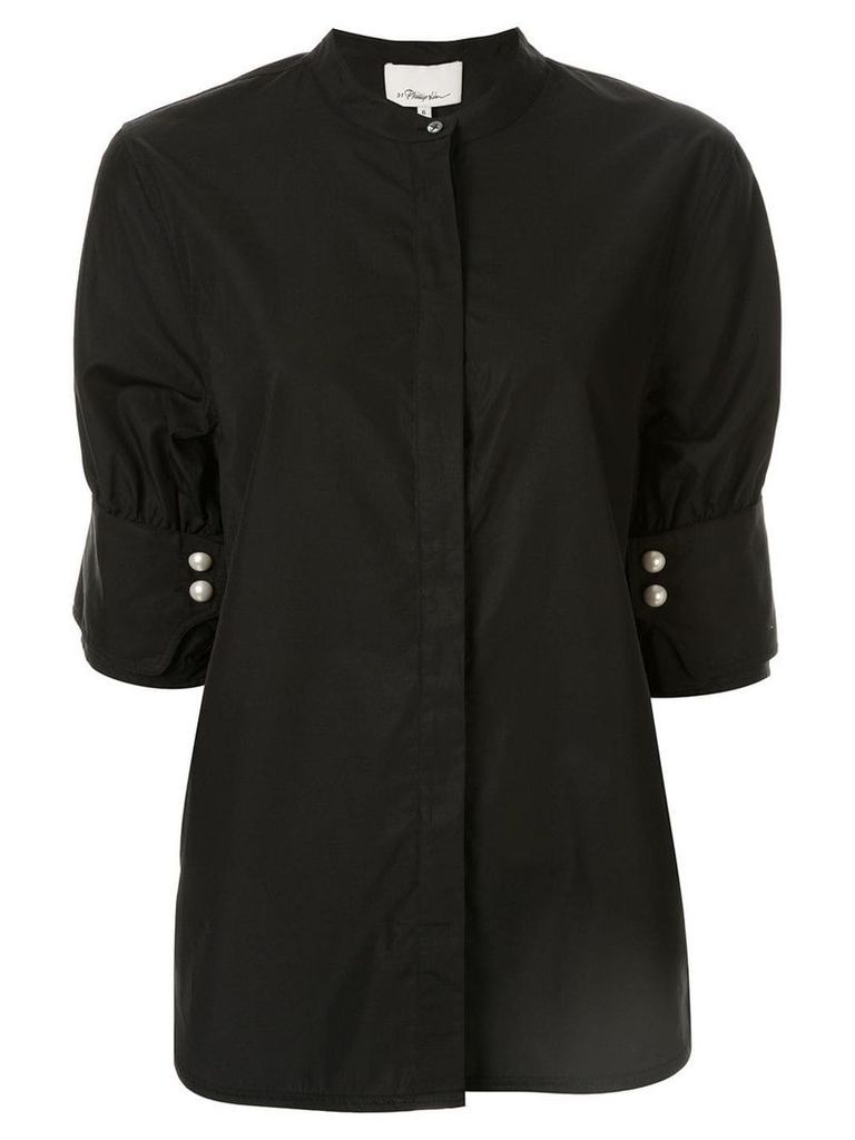 3.1 Phillip Lim mandarin collar shirt - Black