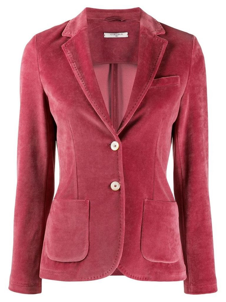 Circolo 1901 classic fitted blazer - Pink