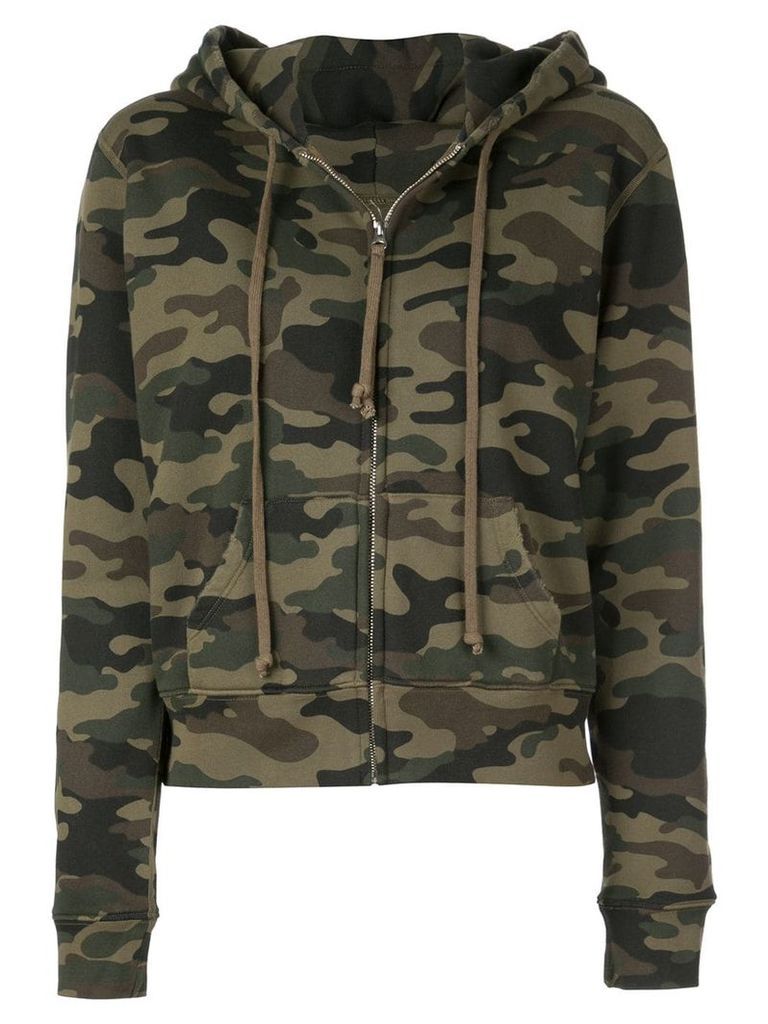 Nili Lotan camouflage pattern hoodie - Green
