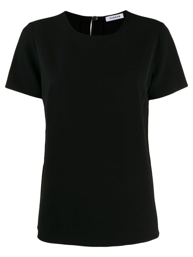 P.A.R.O.S.H. round-neck blouse - Black
