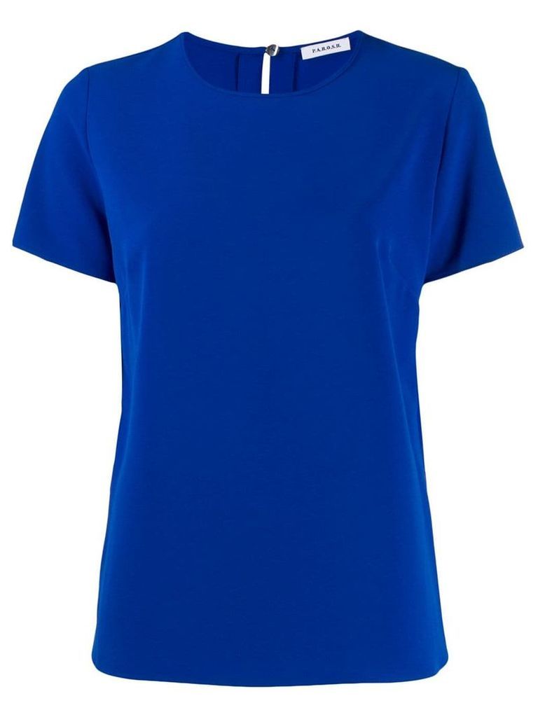 P.A.R.O.S.H. round-neck blouse - Blue
