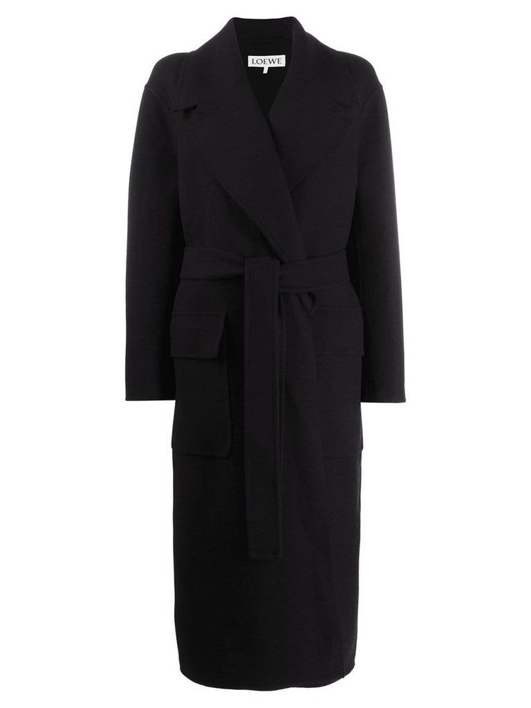 Loewe oversized robe coat - Black