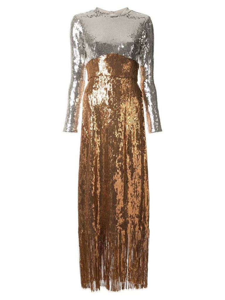 Rachel Comey contrast maxi dress - Gold