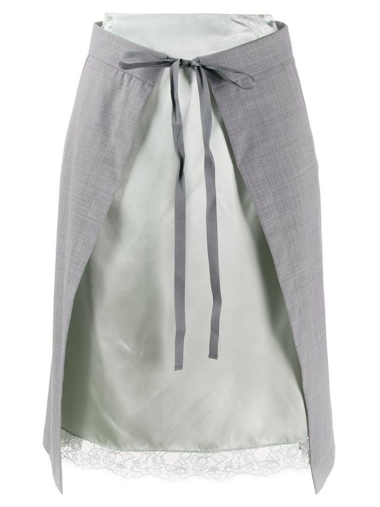 MM6 Maison Margiela lingerie skirt - Grey