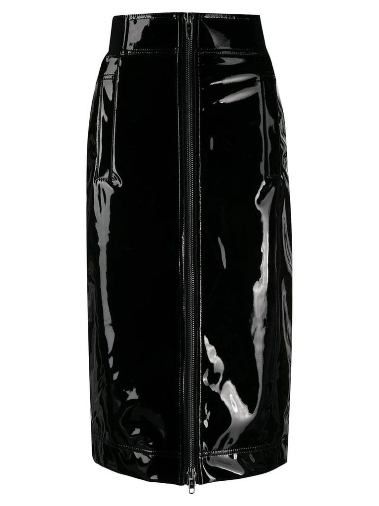 Marc Jacobs zip-through pencil skirt - Black