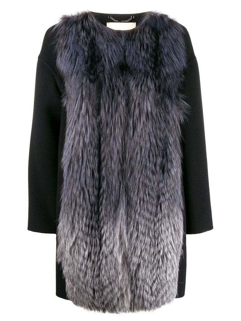 Fendi straight gradient coat - Black