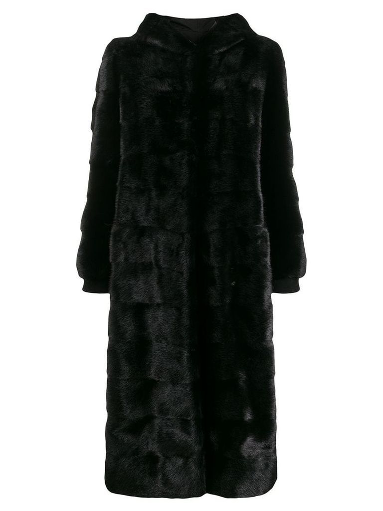 Simonetta Ravizza reversible fur coat - Black