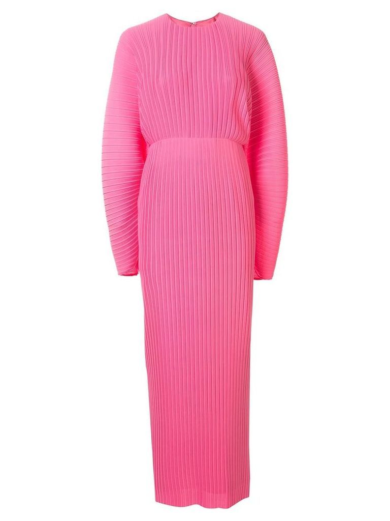 Solace London pleated maxi dress - PINK