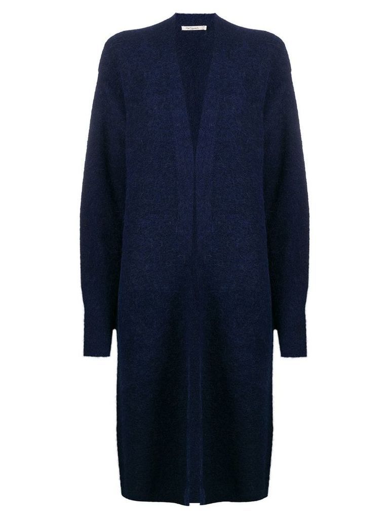 Mes Demoiselles relaxed long cardigan - Blue