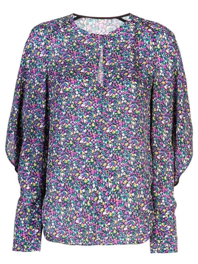 Jason Wu multicoloured print blouse - PURPLE