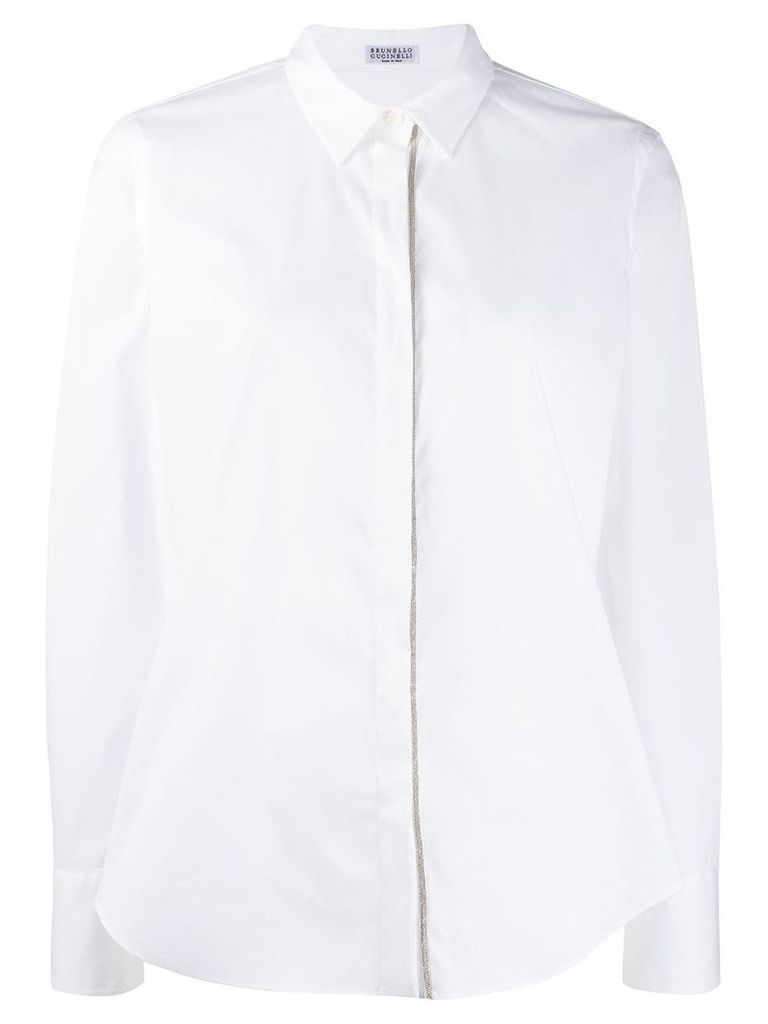 Brunello Cucinelli poplin shirt - White