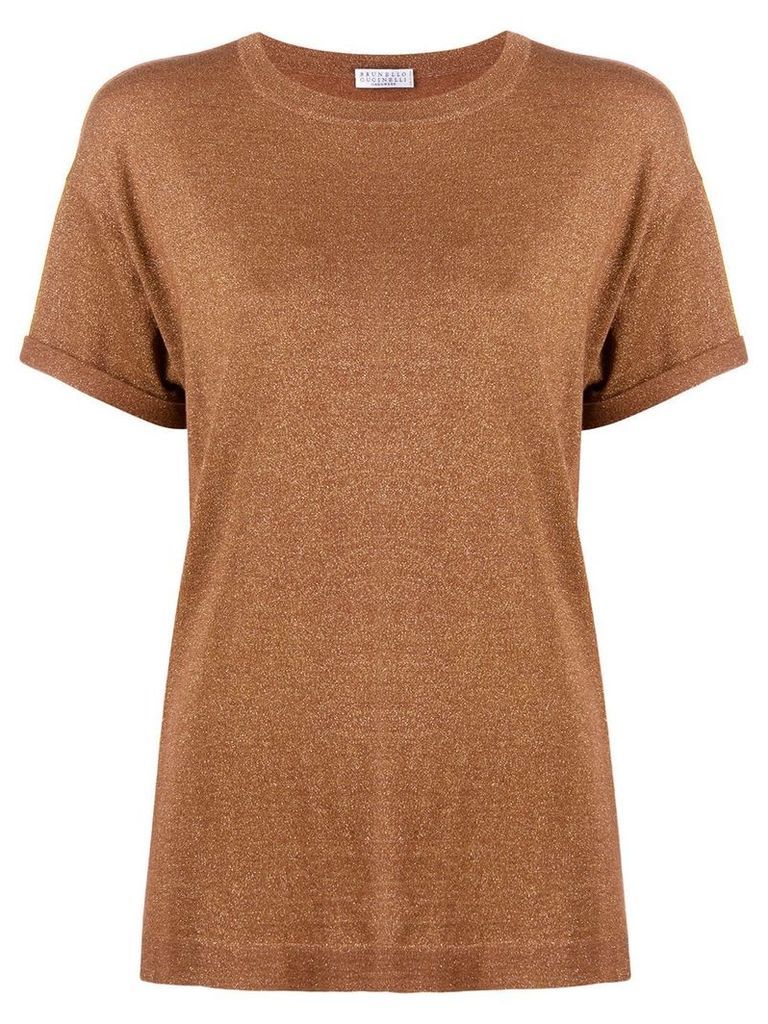Brunello Cucinelli classic short-sleeve T-shirt - Brown