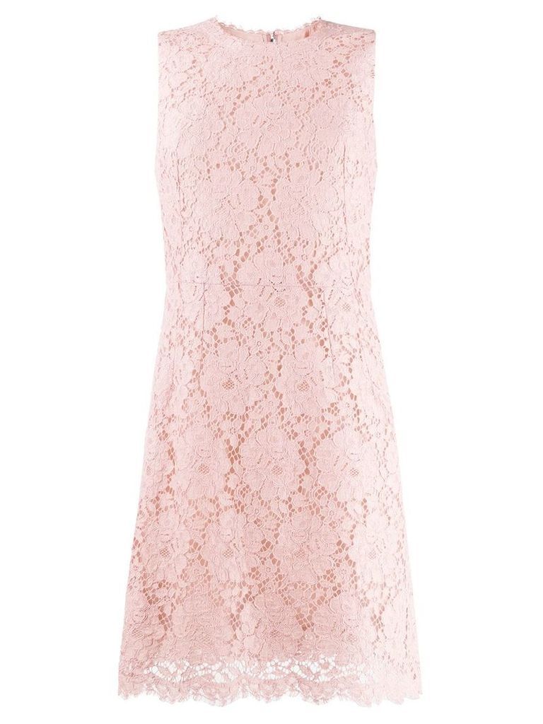 Dolce & Gabbana lace mini sheath dress - PINK