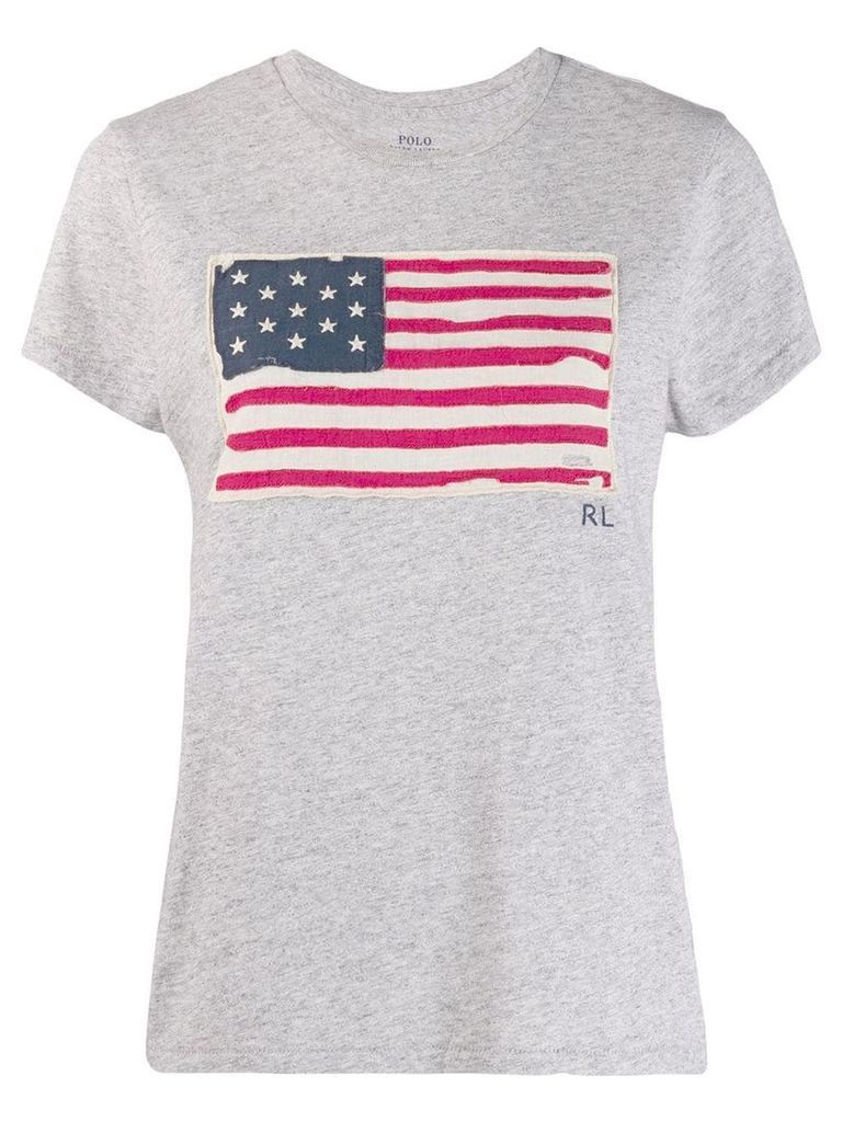 Polo Ralph Lauren USA flag T-shirt - Grey