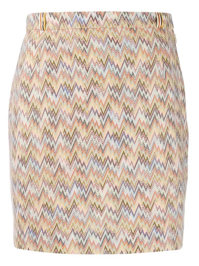 Missoni fine knit skirt - NEUTRALS