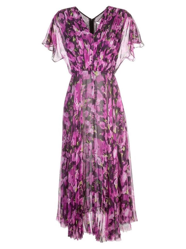 Jason Wu Collection long floral print dress - PINK