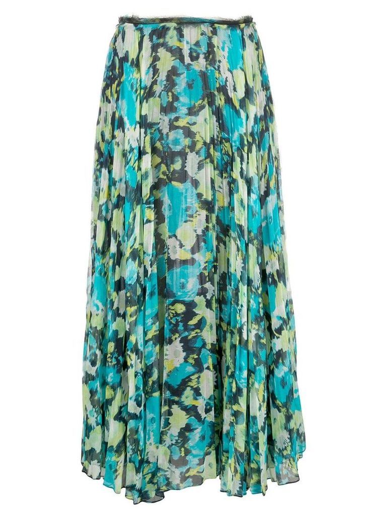 Jason Wu Collection patterned pleated skirt - Green