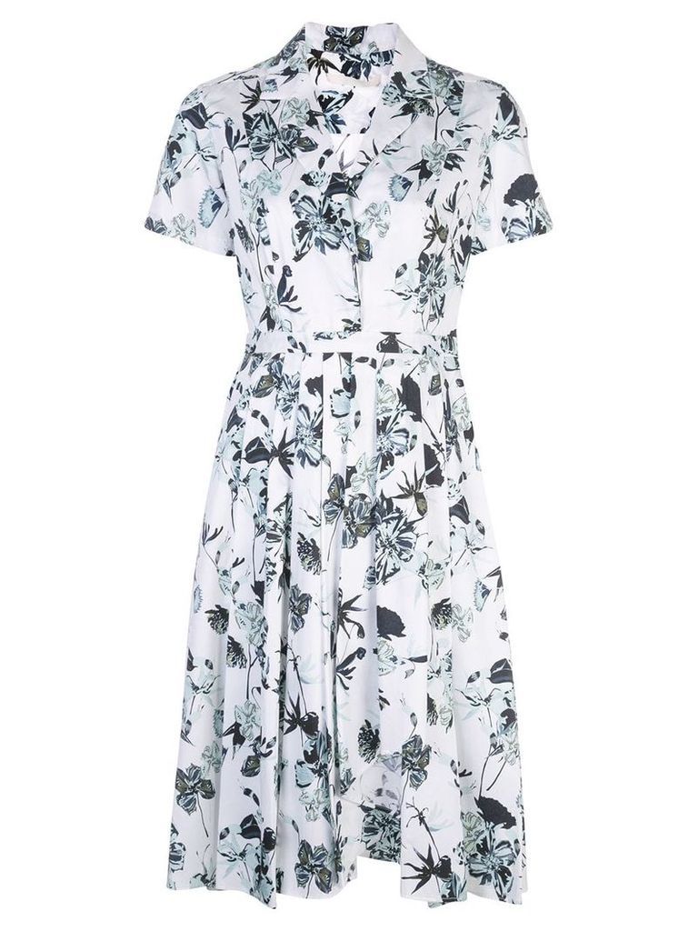 Jason Wu Collection floral print shirt dress - White